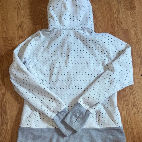 Gray Polka Dot Hoodie - Picture 7 of 8